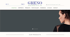 Desktop Screenshot of grenotextile.com